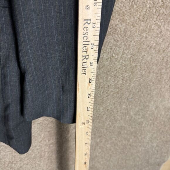 Hugo Boss Einstein Sigma Sport Coat‎ Mens 38 Gray Stripe Wool Blazer Suit Jacket - Picture 5 of 11